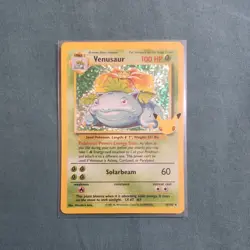 Pokemon Cards Venusaur 15/102 Celebrations: Classic Collection NM - Image 1