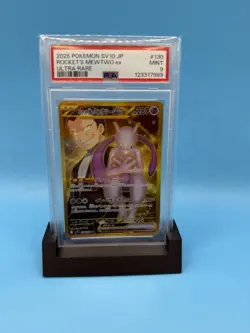 Pokemon Card PSA 9 Team Rocket's Mewtwo ex UR 130/098 Glory of Team Rocket JPN - Image 3