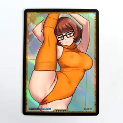 VELMA DINKLEY Waifu Anime Card LIMITED 1/1 Custom TCG Holo T14089 - Image 1