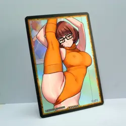 VELMA DINKLEY Waifu Anime Card LIMITED 1/1 Custom TCG Holo T14089 - Image 2