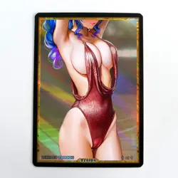 ST. LOUIS Waifu Anime Card LIMITED 1/1 Custom TCG Holo T14084 - Image 1