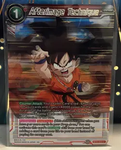 Dragon Ball Super Card Game Gold Stamp Foil Goku Afterimage Technique (BT5-023) - Image 1