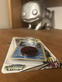 Pokemon Sun & Moon Celestial Storm Booster Pack Tapu Fini Promo Card & Coin - Image 4