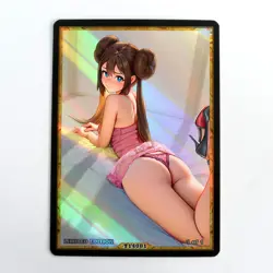 ROSA Waifu Anime Card LIMITED 1/1 Custom TCG Holo Goddess Story ACG T14081 - Image 1