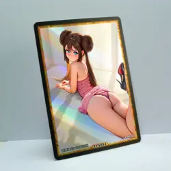 ROSA Waifu Anime Card LIMITED 1/1 Custom TCG Holo Goddess Story ACG T14081 - Image 2