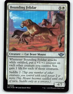 Bounding Felidar #5 foil Magic the Gathering Card - Image 1