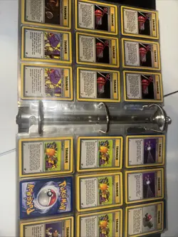 Pokemon Binder VINTAGE trainers All LP To NM Comes With Binder & Over 400 Cards - Image 1