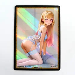 MARIN KITAGAWA Waifu Anime Card LIMITED 1/1 Custom TCG Holo T14072 - Image 1