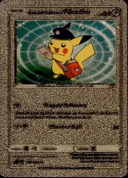 Ultra Rare Gold Foil Display Card Special Delivery Pikachu - Mint/NM - Image 1