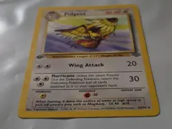 Pidgeot First Edition 1999 Jungle Pokemon Non-Holo Rare Card #24/64 - Image 5