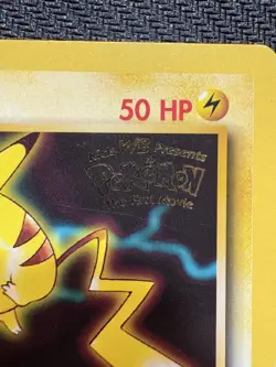 Pokemon TCG Pikachu The First Movie Black Star Promo 4 LP Excellent WOTC Card - Image 3