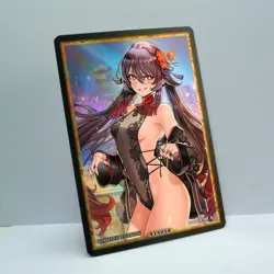 HU TAO Waifu Anime Card LIMITED 1/1 Custom TCG Holo Goddess Story ACG T14058 - Image 2