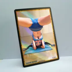 HESTIA Waifu Anime Card LIMITED 1/1 Custom TCG Holo Goddess Story ACG T14051 - Image 2