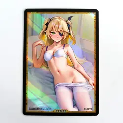 FISCHL Waifu Anime Card LIMITED 1/1 Custom TCG Holo Goddess Story ACG T14048 - Image 1