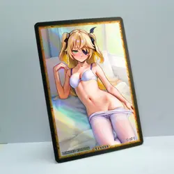 FISCHL Waifu Anime Card LIMITED 1/1 Custom TCG Holo Goddess Story ACG T14048 - Image 2