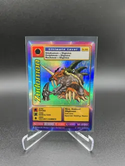 Digimon Cards - 1999 Digi-Battle Foil Holo Zudomon ST-38S - Image 1