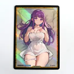 FERN Waifu Anime Card LIMITED 1/1 Custom TCG Holo Goddess Story ACG T14045 - Image 1