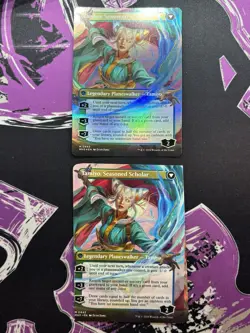 Tamiyo Inquisitive Student Borderless Modern Horizons 3 MISCUT MISPRINT Card 4/4 - Image 4