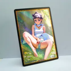 DIANTHA Waifu Anime Card LIMITED 1/1 Custom TCG Holo Goddess Story ACG T14038 - Image 2