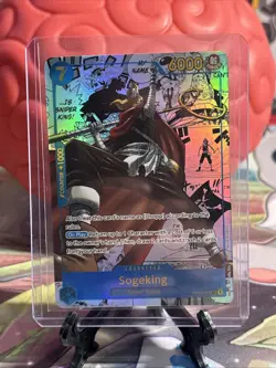SOGEKING - (OP03-122) - MANGA ALTERNATE ART - ONE PIECE CARD GAME - TCG - ENG - Image 1
