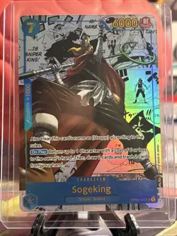 SOGEKING - (OP03-122) - MANGA ALTERNATE ART - ONE PIECE CARD GAME - TCG - ENG - Image 2