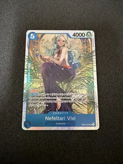 One Piece TCG - Nefeltari Vivi PRERELEASE ENGLISH EB03-024 HEROINES SR Mint - Image 1