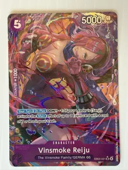 One Piece TCG Reiju EB03-031 SR Alt Art Foil Heroines - Image 1