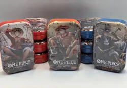 One Piece TCG: Vol 2 Tin Pack - Art Set of 3 TS-02 OP-13 BRAND NEW SEALED - Image 1
