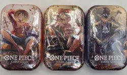 One Piece TCG: Vol 2 Tin Pack - Art Set of 3 TS-02 OP-13 BRAND NEW SEALED - Image 2