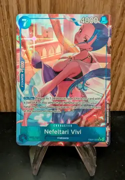 One Piece TCG EB04-025 Nefeltari Vivi SR Alt Art OP14 Azure Sea’s Seven ENGLISH - Image 1