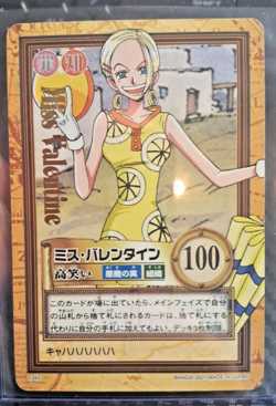 BANDAI One Piece Hyper Battle C393 MISS VALENTINE GOLD FOIL STAMPED SCARCE EARLY - Image 1