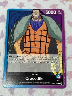 Crocodile Leader OP01-062 Leader One Piece TCG Romance Dawn NM English - Image 1