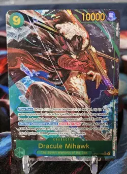 OP14-119 Dracule Mihawk FOIL SEC Alt Art One Piece TCG English - Image 1