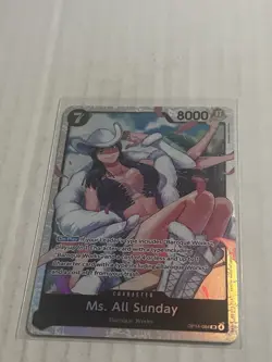 One Piece The Azure Sea’s Seven Ms. All Sunday OP14-084 SR English - Image 1