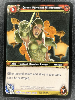World of Warcraft TCG Dark Portal 229/319 Queen Sylvanas Windrunner - Image 1