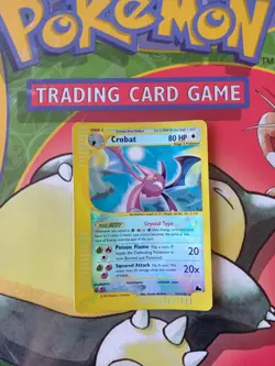 Crystal Crobat 147/144 Skyridge Reverse Holo Rare Pokemon Card - Image 1