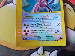 Crystal Crobat 147/144 Skyridge Reverse Holo Rare Pokemon Card - Image 4