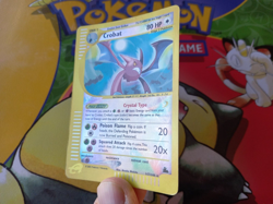 Crystal Crobat 147/144 Skyridge Reverse Holo Rare Pokemon Card - Image 5