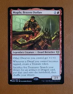 NM Magda, Brazen Outlaw 142/285 "The List" Reprint Kaldheim - Image 1