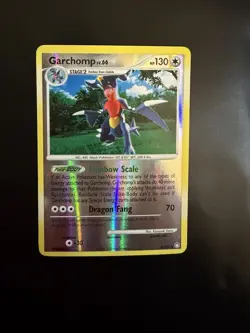 Pokemon TCG Garchomp Reverse Holo Card 9/123 Mysterious Treasures 2006 NM - Image 1