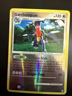 Pokemon TCG Garchomp Reverse Holo Card 9/123 Mysterious Treasures 2006 NM - Image 2