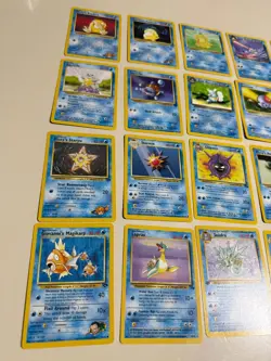 Pokemon OG 20 Card Bulk Lot NO DUPLICATES LP-NM RARE WOTC Vintage Original j - Image 2