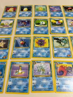 Pokemon OG 20 Card Bulk Lot NO DUPLICATES LP-NM RARE WOTC Vintage Original j - Image 3