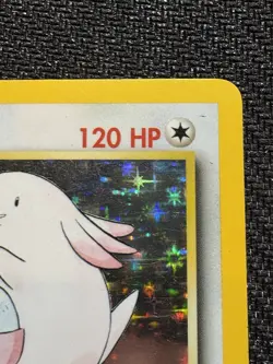Pokemon TCG Base Set Holo Rare Chansey Card 3/102 Vintage WOTC - Image 3