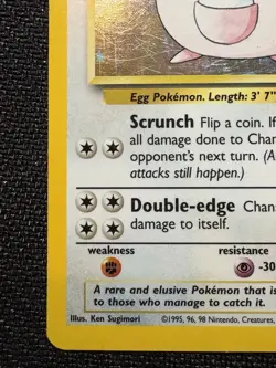 Pokemon TCG Base Set Holo Rare Chansey Card 3/102 Vintage WOTC - Image 5