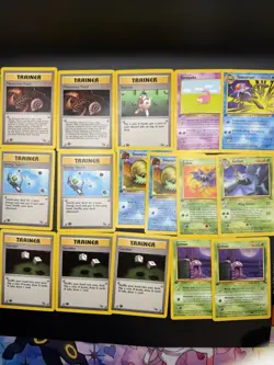 1st Edition Pokemon TCG Bulk (37 cards) Mostly base, team rocket, fossil, jungle - Image 2