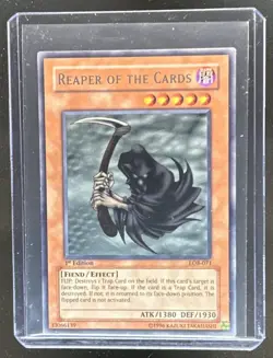 2002 Yu-Gi-Oh! Legend of Blue Eyes White Dragon 1st Reaper the Cards #LOB-071 - Image 1