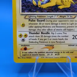 Pokemon Card - Light Jolteon Neo Destiny 48/105 Uncommon Non Holo 1 owner!! - Image 4