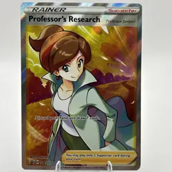 Pokemon Card TCG - Professor's Research SWSH152 Black Star Promo Near Mint - Image 1