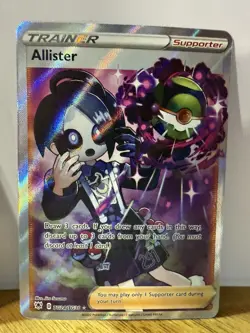Pokemon Allister TG24/TG30 Astral Radiance Ultra Rare Holo Full Art Trainer Card - Image 1